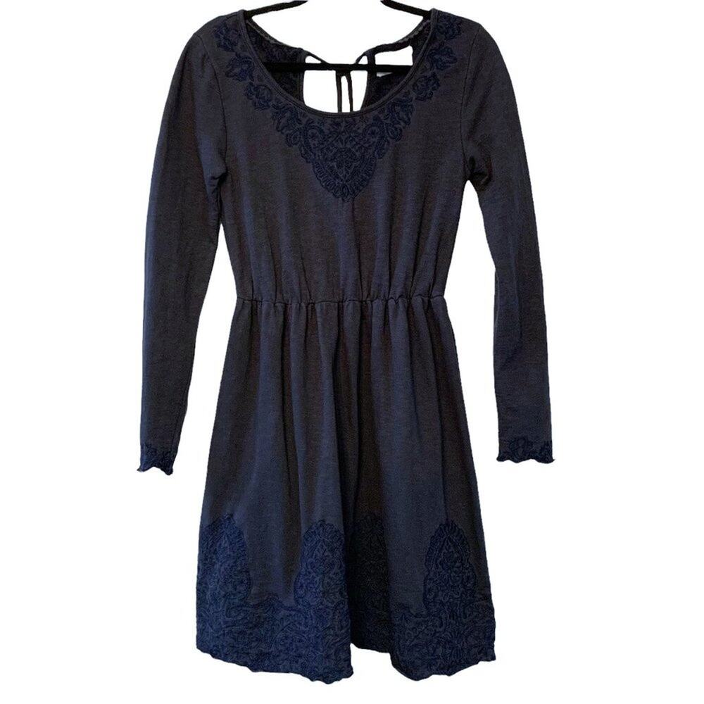 ANTHRO SATURDAY SUNDAY Embroidered Ellie Dress S